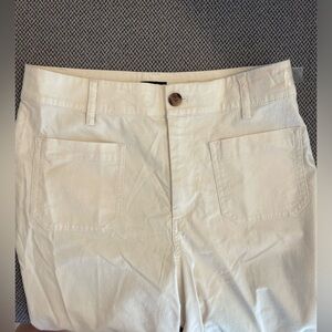 J.Crew High-rise patch-pocket wide-leg pant